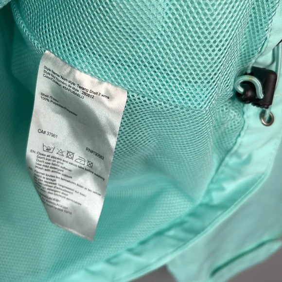 MCKINLEY Aquabase Hooded Jacket Aqua Green Water Resistant Zip Pockets Size M - Picture 14 of 16